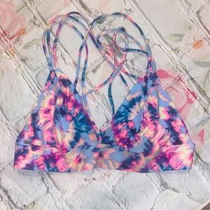 PINK VS tie-dye strappy sports bra or bralette 🎀